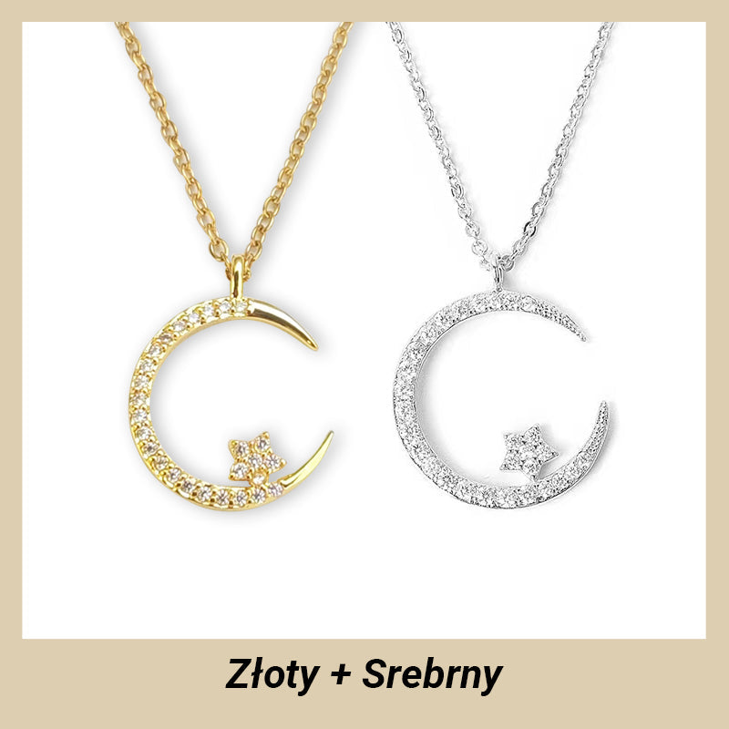 💖 UTOLSÓ NAPI PROMÓCIÓ - 50% KEDVEZMÉNY 💖🌙Jó éjt : Holdcsillag nyaklánc