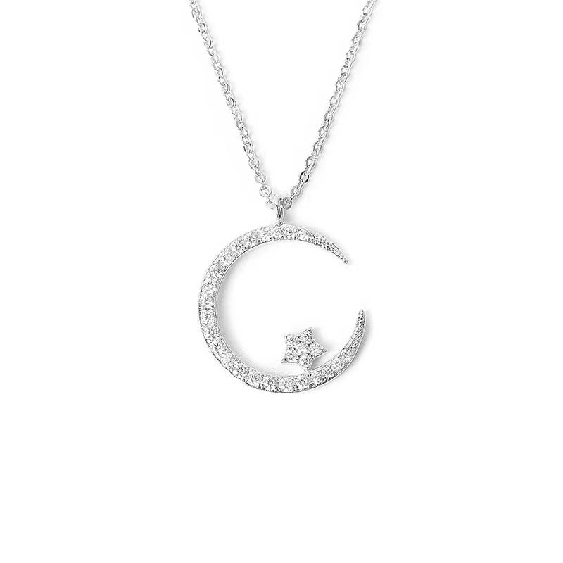 💖 UTOLSÓ NAPI PROMÓCIÓ - 50% KEDVEZMÉNY 💖🌙Jó éjt : Holdcsillag nyaklánc