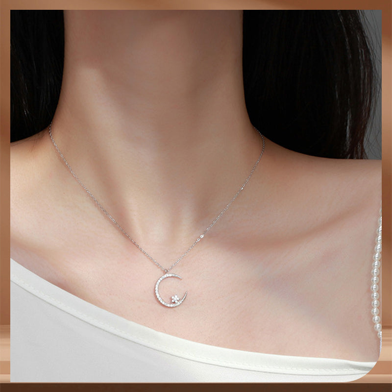 💖 UTOLSÓ NAPI PROMÓCIÓ - 50% KEDVEZMÉNY 💖🌙Jó éjt : Holdcsillag nyaklánc
