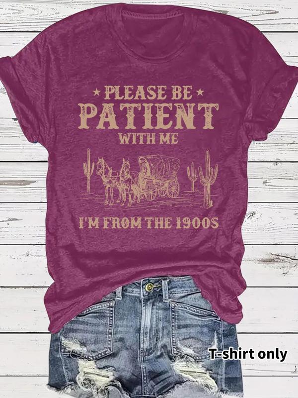 đ UTOLSĂ NAPI PROMĂCIĂ - 50% KEDVEZMĂNY đ NĆi Vintage Letter Print kerek nyakĂș Tee