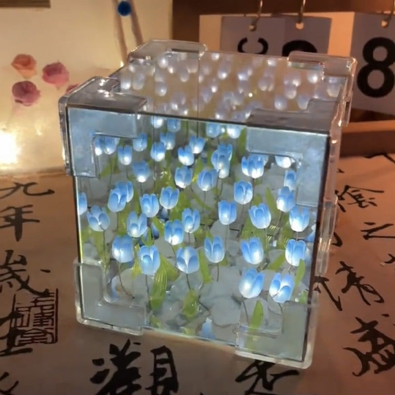Magic Cube DIY Tulipán tükörvilágítás