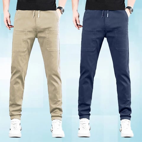 【S-4XL】👖Magas Stretch Multi-zsebes tartós Cargo nadrág