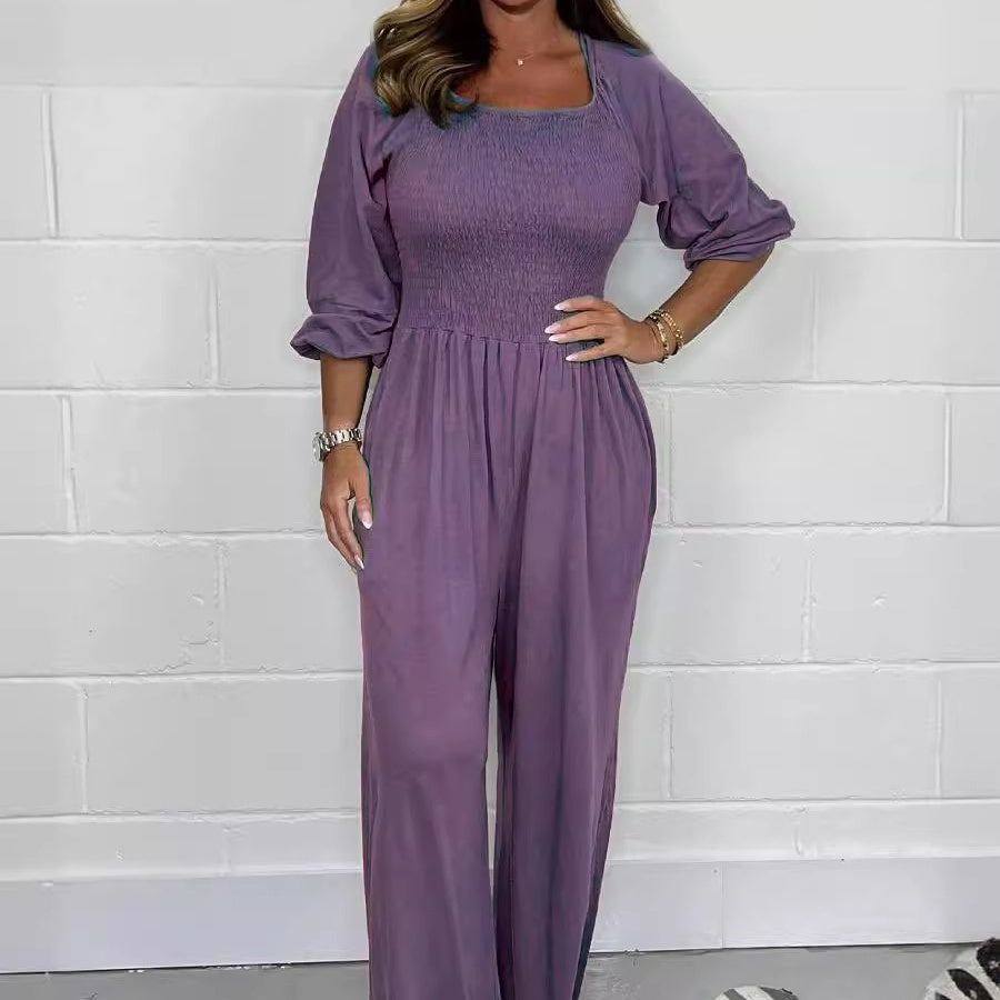 đžNĆi Elasztikus derĂ©k nyĂĄri Jumpsuit