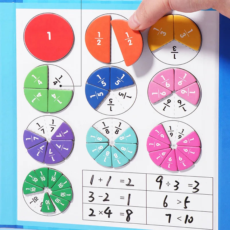 🔥 UTOLSÓ NAPI PROMÓCIÓ - 50% KEDVEZMÉNY 🏅Montessori mágneses könyv tört puzzle