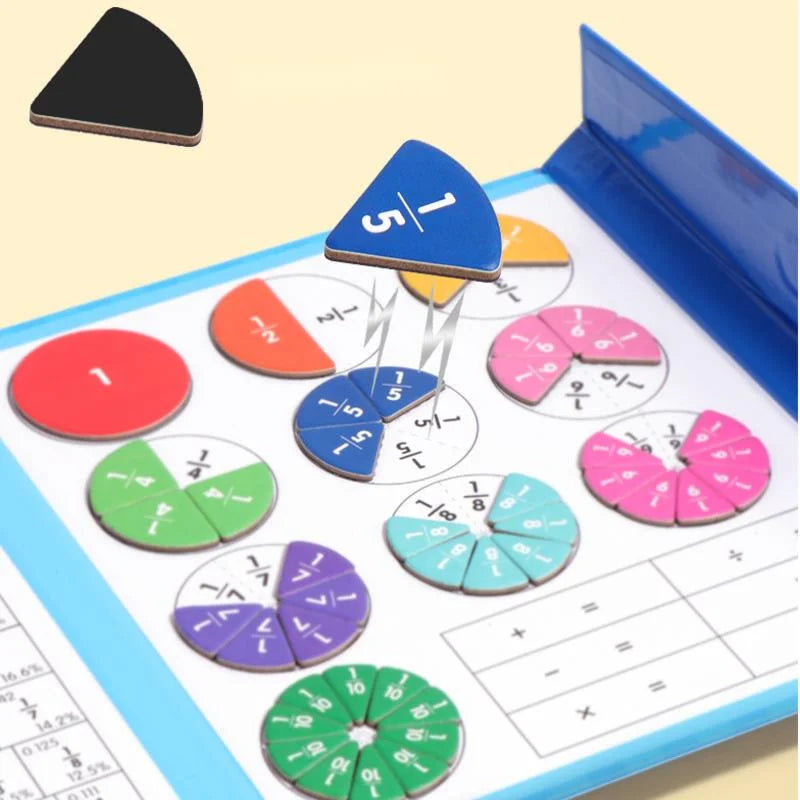 🔥 UTOLSÓ NAPI PROMÓCIÓ - 50% KEDVEZMÉNY 🏅Montessori mágneses könyv tört puzzle