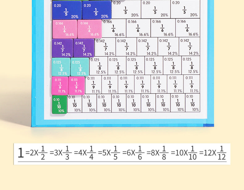 🔥 UTOLSÓ NAPI PROMÓCIÓ - 50% KEDVEZMÉNY 🏅Montessori mágneses könyv tört puzzle