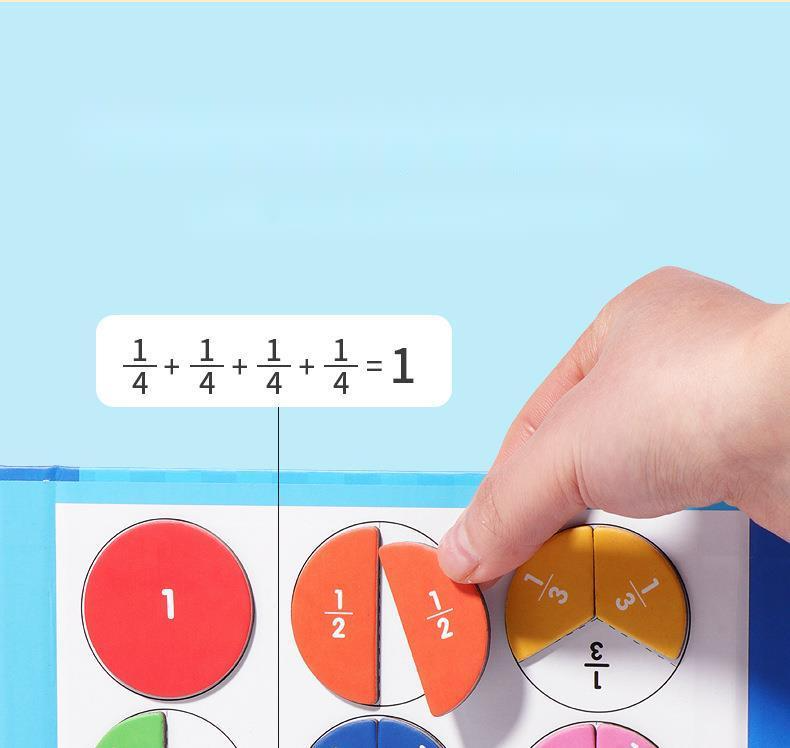 🔥 UTOLSÓ NAPI PROMÓCIÓ - 50% KEDVEZMÉNY 🏅Montessori mágneses könyv tört puzzle