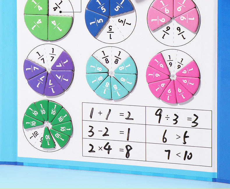 🔥 UTOLSÓ NAPI PROMÓCIÓ - 50% KEDVEZMÉNY 🏅Montessori mágneses könyv tört puzzle