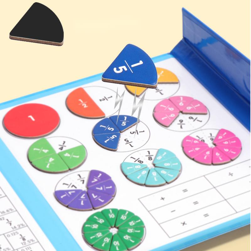 🔥 UTOLSÓ NAPI PROMÓCIÓ - 50% KEDVEZMÉNY 🏅Montessori mágneses könyv tört puzzle