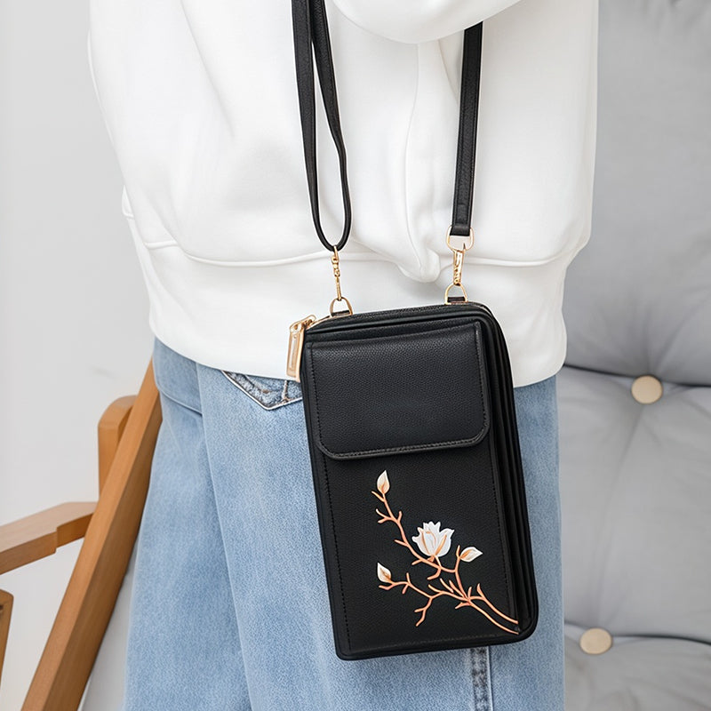 đ UTOLSĂ NAPI PROMĂCIĂ - 50% KEDVEZMĂNY đHĂmzett virĂĄgos Mini Retro Retro Crossbody tĂĄska