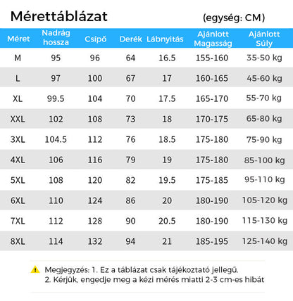 🔥 Gyorsan száradó unisex nadrág extra nagy sztreccsel