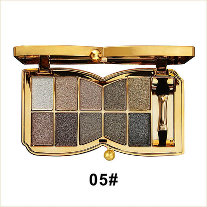 🔥New Hot Selling❤️‍🔥✨10 színű csillogó csillogó szemek árnyék palettája