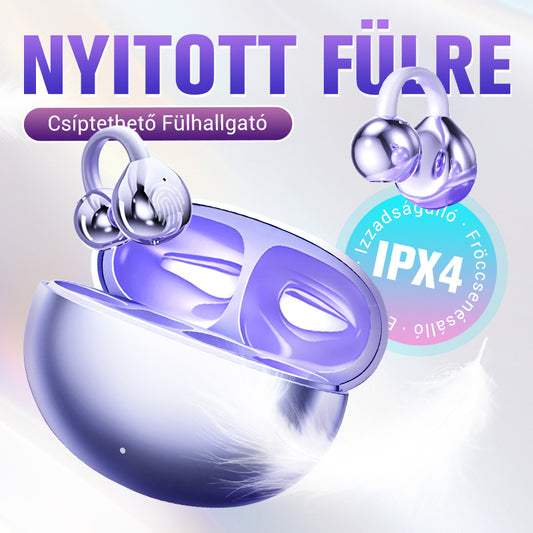 Bluetooth fülhallgató fülcsipesszel