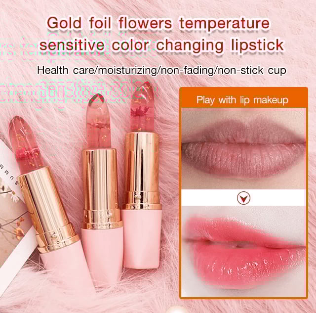 🔥 forró eladás 💋 Crystal Jelly Flower színváltó rúzs🌸