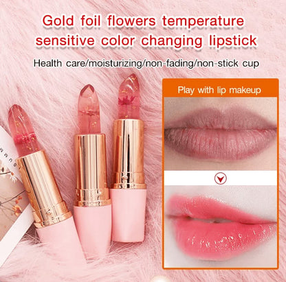 🔥 forró eladás 💋 Crystal Jelly Flower színváltó rúzs🌸