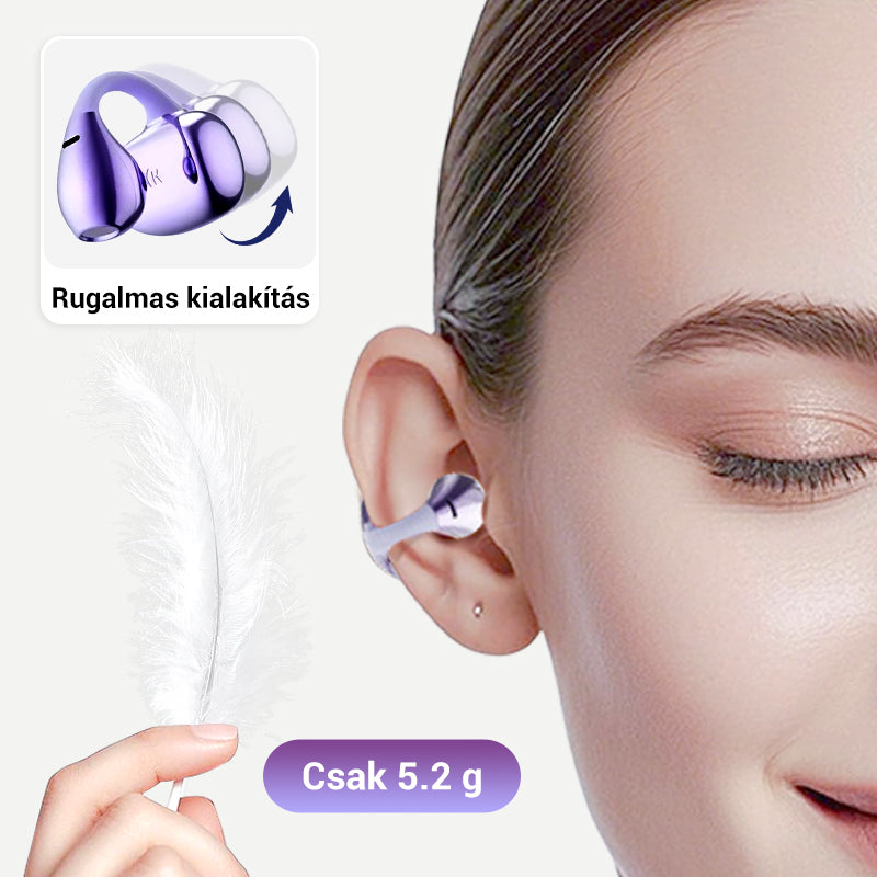 Bluetooth fülhallgató fülcsipesszel