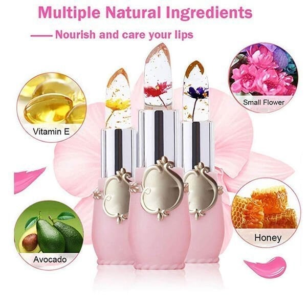 🔥 forró eladás 💋 Crystal Jelly Flower színváltó rúzs🌸
