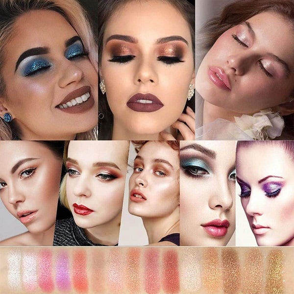 🔥New Hot Selling❤️‍🔥✨10 színű csillogó csillogó szemek árnyék palettája