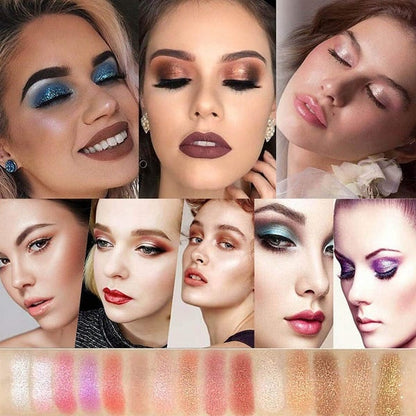 🔥New Hot Selling❤️‍🔥✨10 színű csillogó csillogó szemek árnyék palettája