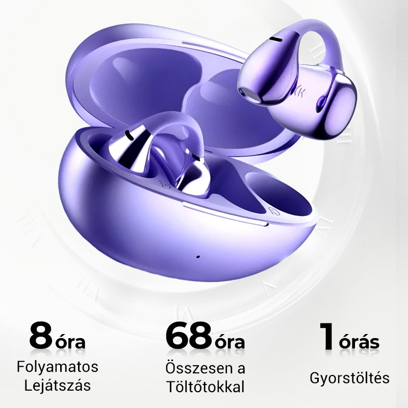 Bluetooth fülhallgató fülcsipesszel