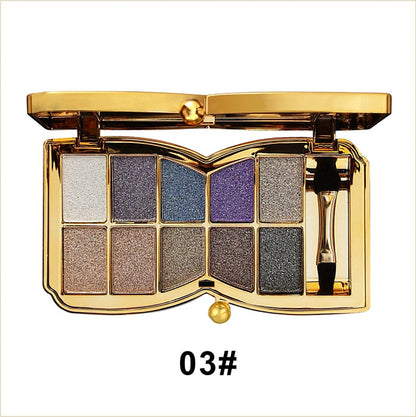 🔥New Hot Selling❤️‍🔥✨10 színű csillogó csillogó szemek árnyék palettája