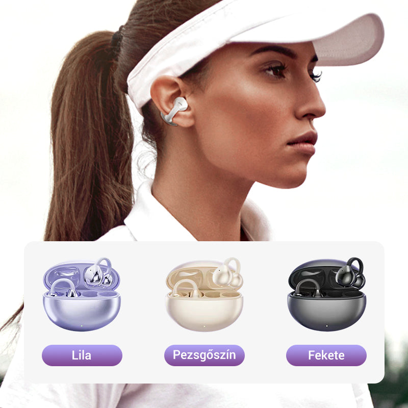 Bluetooth fülhallgató fülcsipesszel