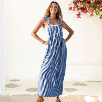✨Hétköznapi csíkos camisole ruha - fáradságmentes stílus és kényelem