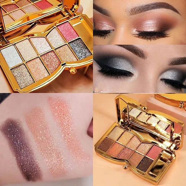 🔥New Hot Selling❤️‍🔥✨10 színű csillogó csillogó szemek árnyék palettája