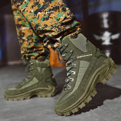 Ingyenes szállítás🎁Men's Waterproof Outdoor Anti-Puncture Work Combat Boots (tartóssági frissítés)