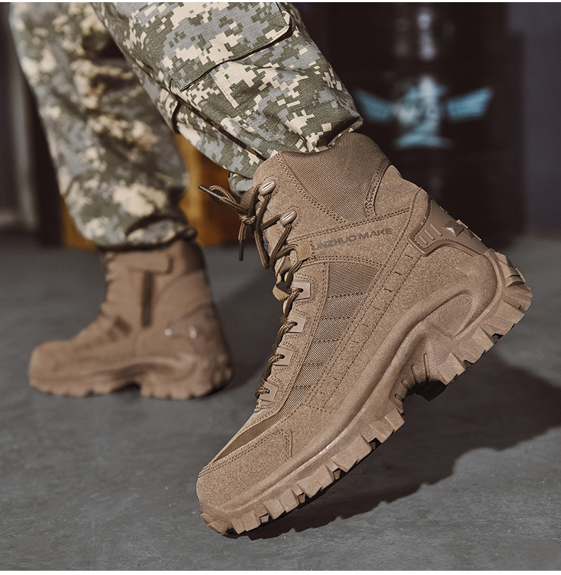 Ingyenes szállítás🎁Men's Waterproof Outdoor Anti-Puncture Work Combat Boots (tartóssági frissítés)
