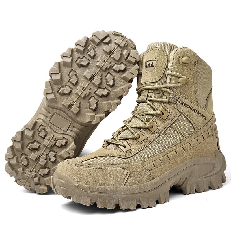 Ingyenes szállítás🎁Men's Waterproof Outdoor Anti-Puncture Work Combat Boots (tartóssági frissítés)
