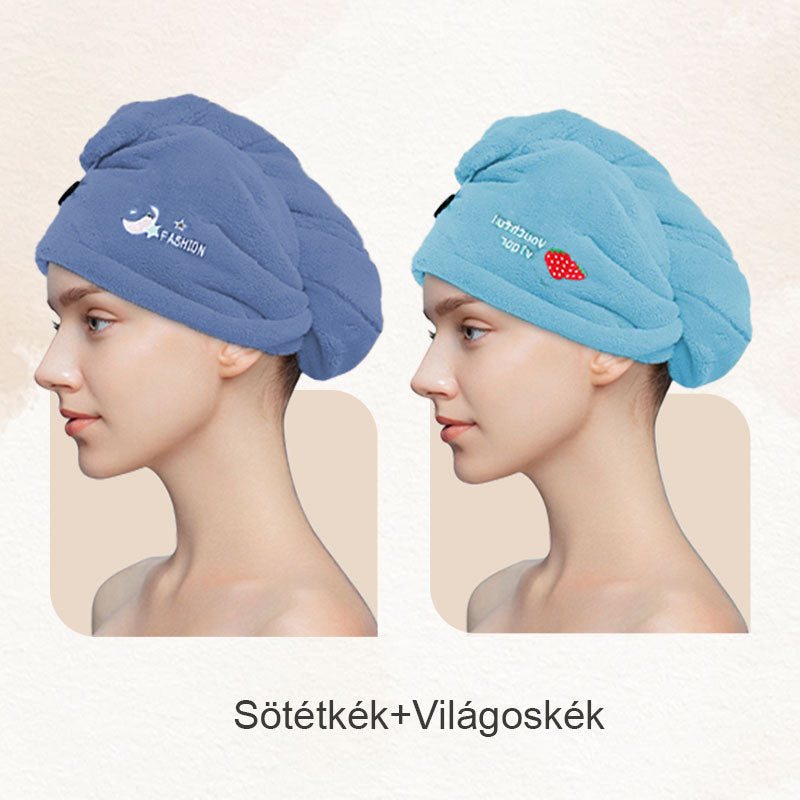 【🔥Vásárlás 1 kap 1 ingyen】Gyorsan Száradó Hajturban Törölköző