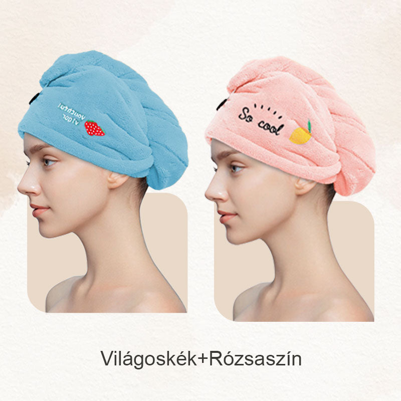 【🔥Vásárlás 1 kap 1 ingyen】Gyorsan Száradó Hajturban Törölköző