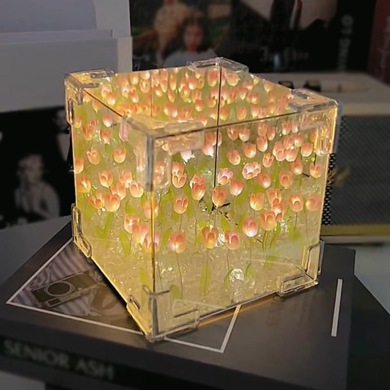 Magic Cube DIY Tulipán tükörvilágítás