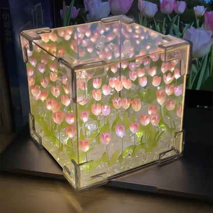 Magic Cube DIY Tulipán tükörvilágítás