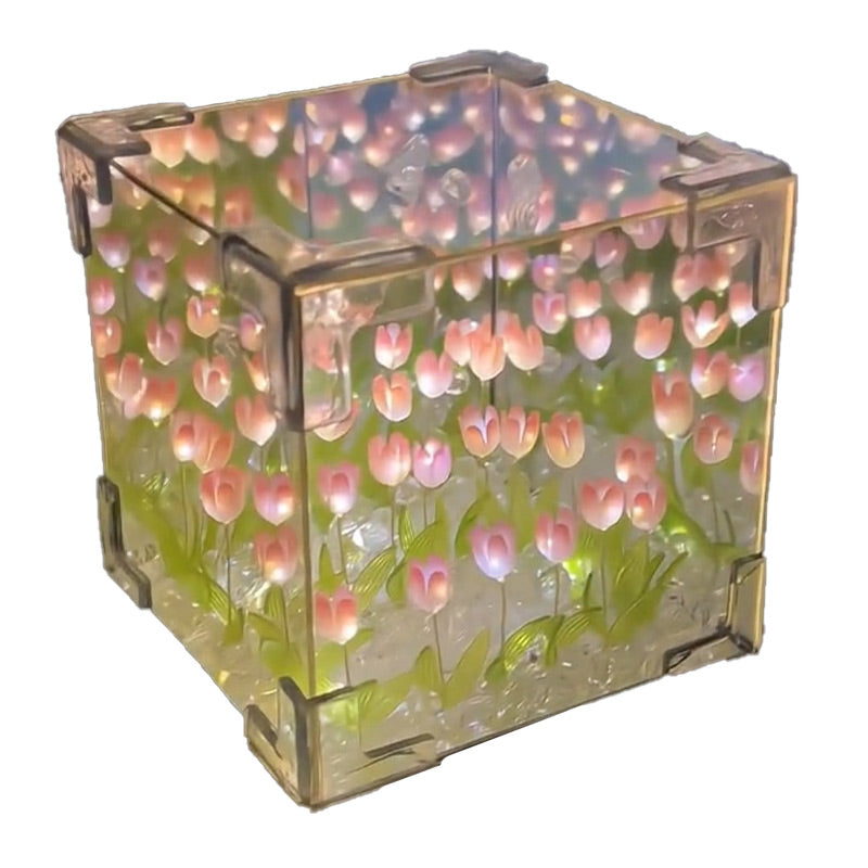 Magic Cube DIY Tulipán tükörvilágítás