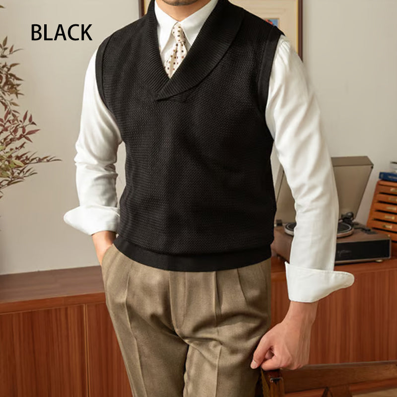✨ Férfi elegáns kötött mellény ✨ Slim fit mellény