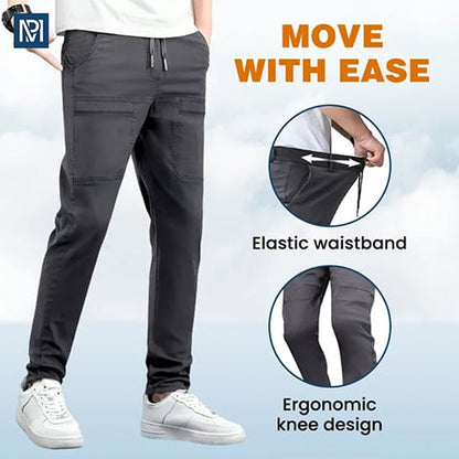 【S-4XL】👖Magas Stretch Multi-zsebes tartós Cargo nadrág