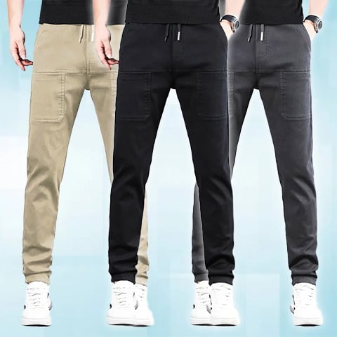 【S-4XL】👖Magas Stretch Multi-zsebes tartós Cargo nadrág