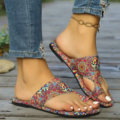 🔥 Utolsó nap promóció 49% OFF🔥 Női könnyű ortopédiai lapos szandálok