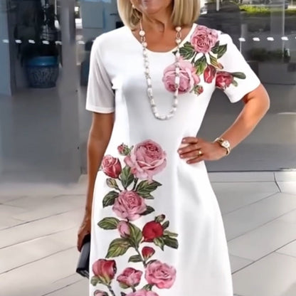 🌹3D nyomtatott laza nyári ruha