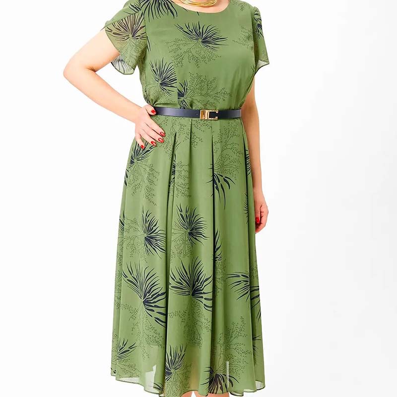 【S-4XL】👗Vintage sifon ruha
