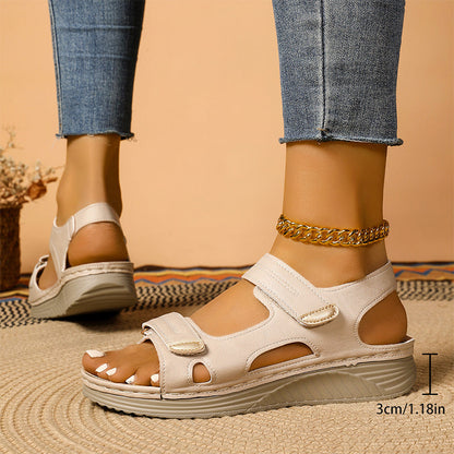👡Női divatos kivágott platform ékszandálok【EU 35-43】