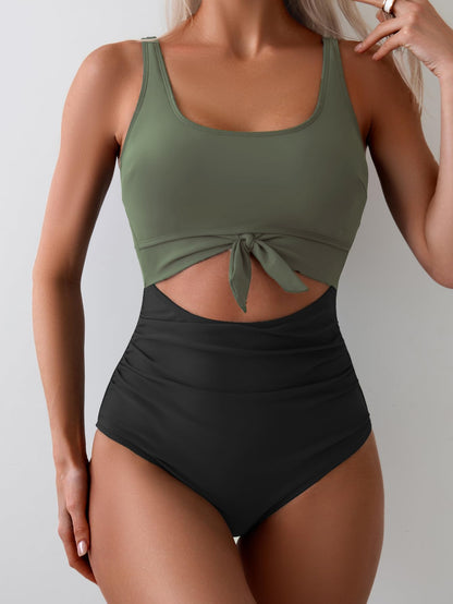 🏖️Női egyrészes fürdőruha hasizmozó karcsúsító fürdőruha👙