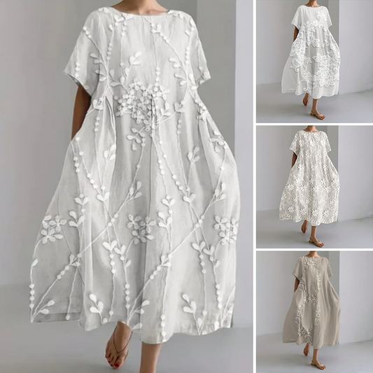 💖 UTOLSÓ NAPI PROMÓCIÓ - 50% KEDVEZMÉNY 💖 Női puha alkalmi laza laza midi ruhák