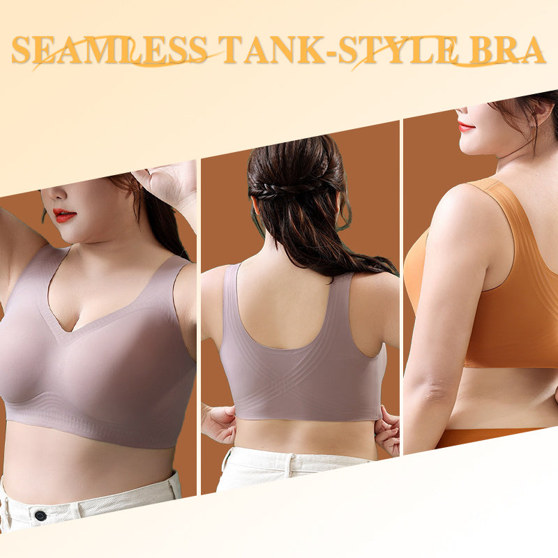 💖Utolsó nap-Vásárlás 1 kap 1 ingyen💖Lélegző, puha, varratmentes, tank top stílusú melltartó