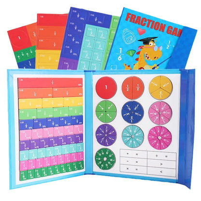 🔥 UTOLSÓ NAPI PROMÓCIÓ - 50% KEDVEZMÉNY 🏅Montessori mágneses könyv tört puzzle