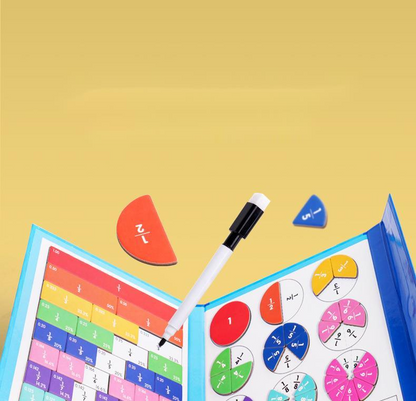 🔥 UTOLSÓ NAPI PROMÓCIÓ - 50% KEDVEZMÉNY 🏅Montessori mágneses könyv tört puzzle