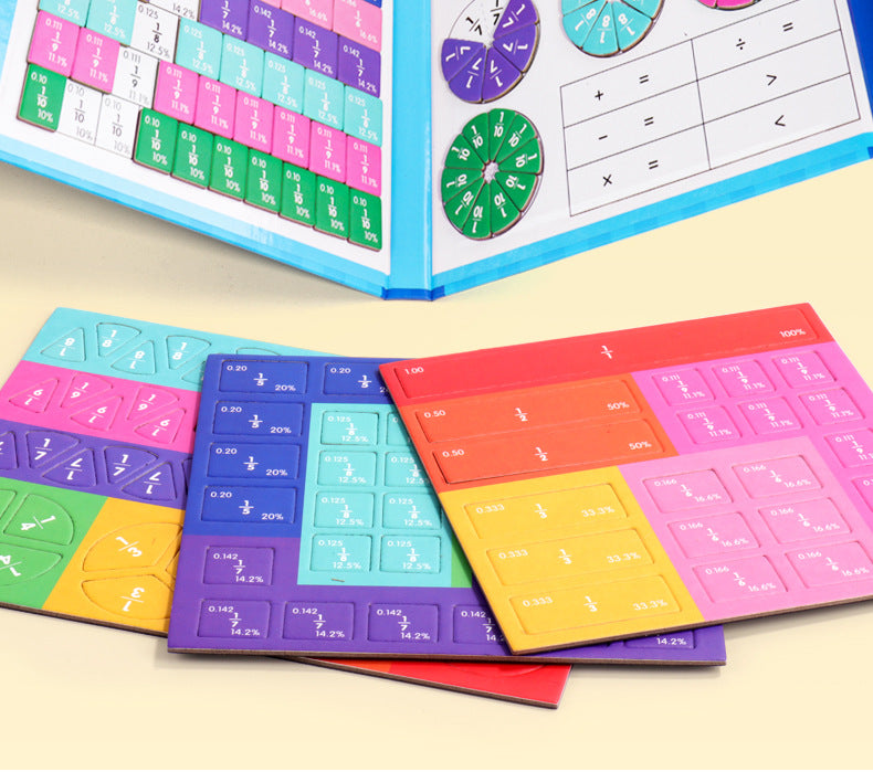 🔥 UTOLSÓ NAPI PROMÓCIÓ - 50% KEDVEZMÉNY 🏅Montessori mágneses könyv tört puzzle