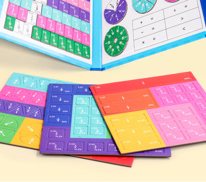 🔥 UTOLSÓ NAPI PROMÓCIÓ - 50% KEDVEZMÉNY 🏅Montessori mágneses könyv tört puzzle